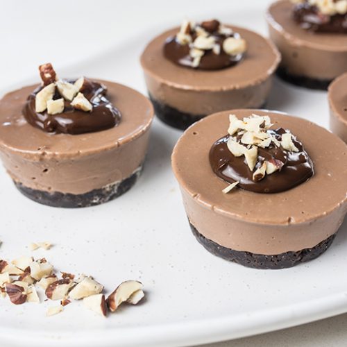 Vegan Chocolate Hazelnut Cheesecake | (Vego Spread Recipe!)